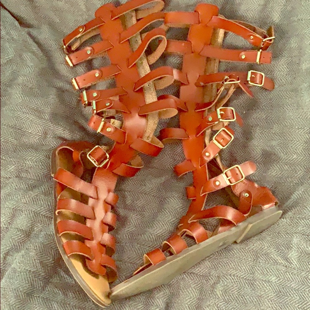 Warm Tan Gladiator Sandals